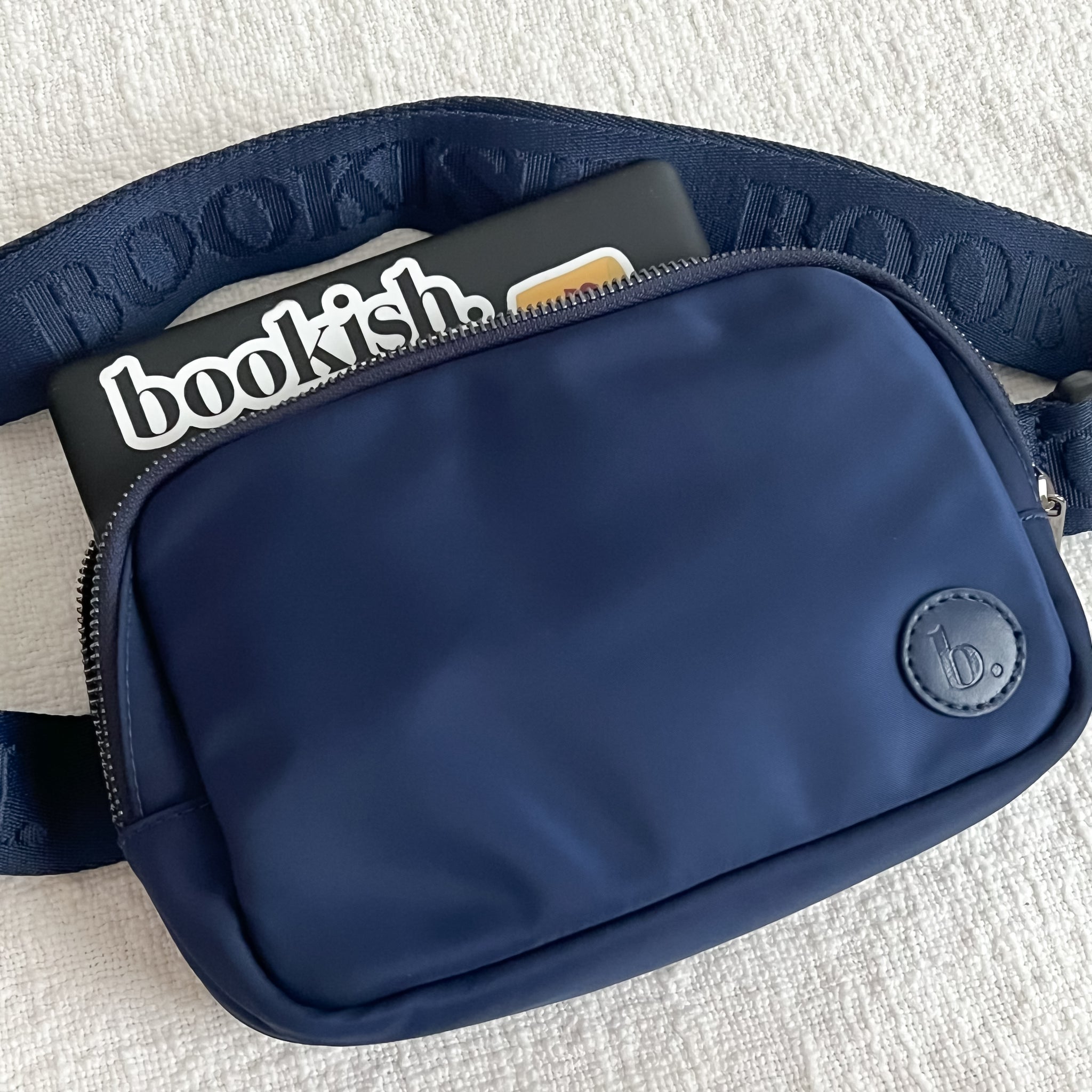 The Bookish Belt Bag Navy