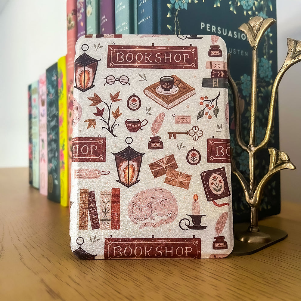 Cozy Bookshop Kindle Case