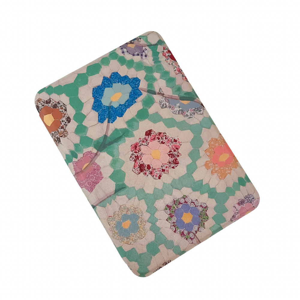 Green Quilted Kindle Case