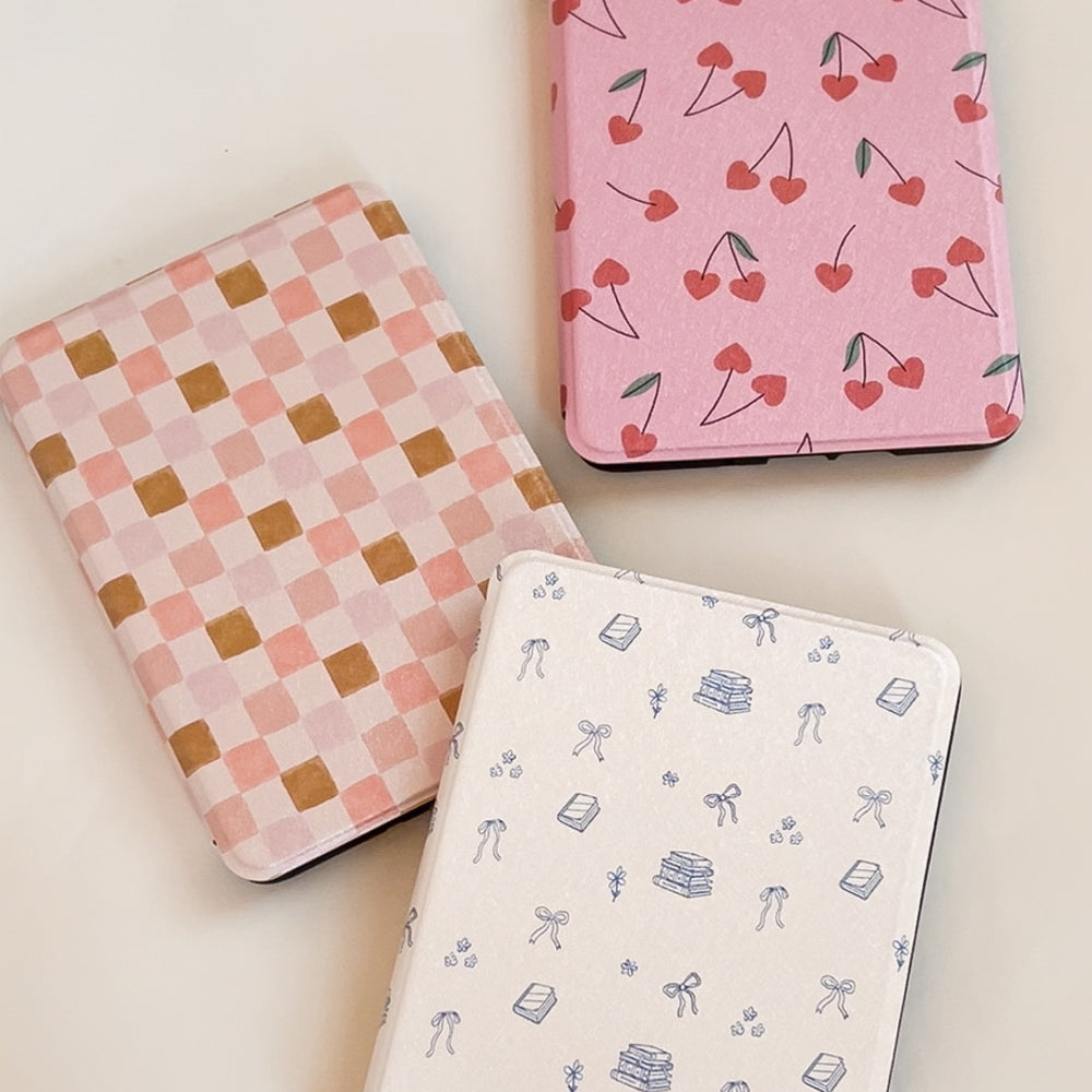Bows, Books & Flowers Kindle Case