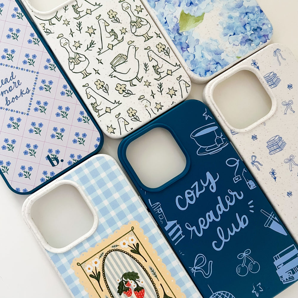 Bows, Books & Flowers Phone Case