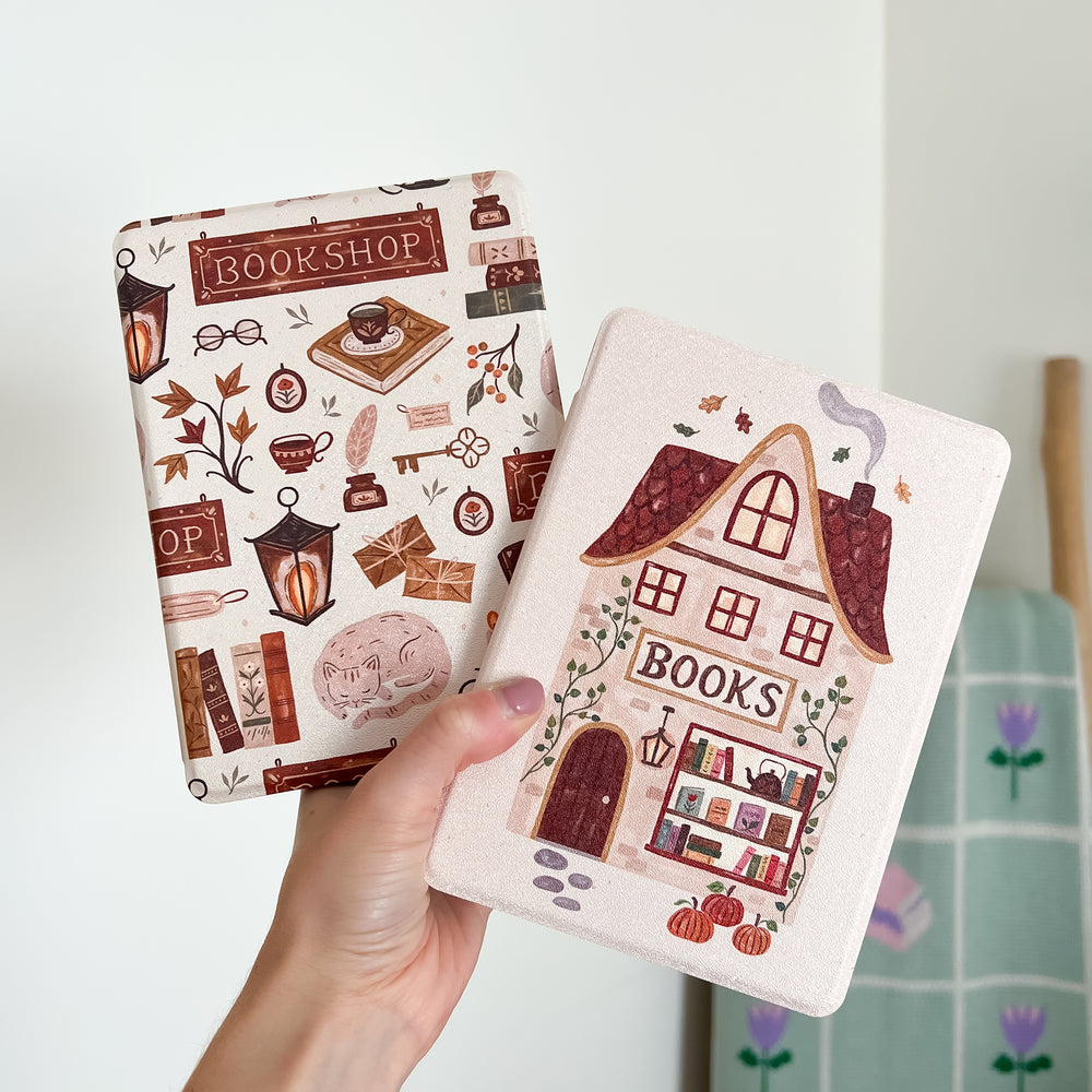 Cozy Bookshop Kindle Case