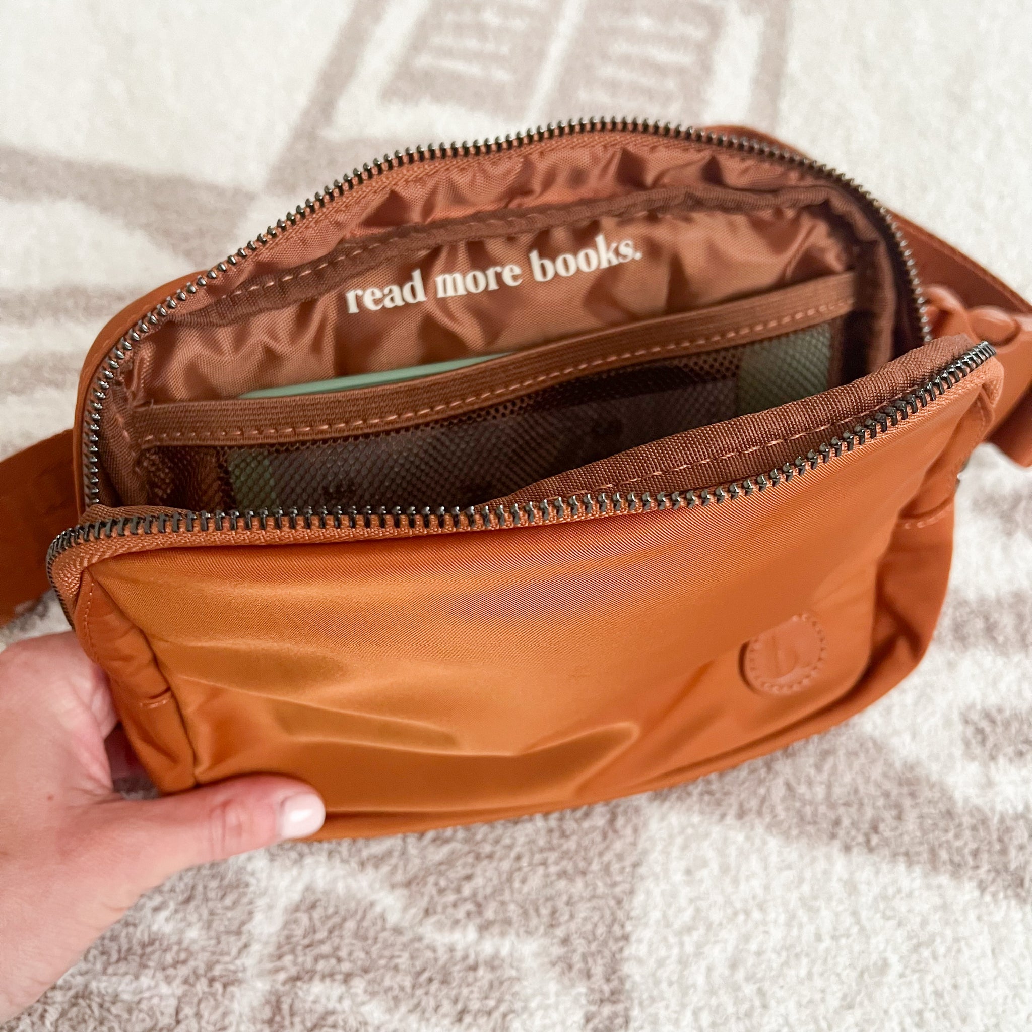 does a kindle fit in a lululemon belt bag The Bookish Belt Bag – The Bookish Goods
