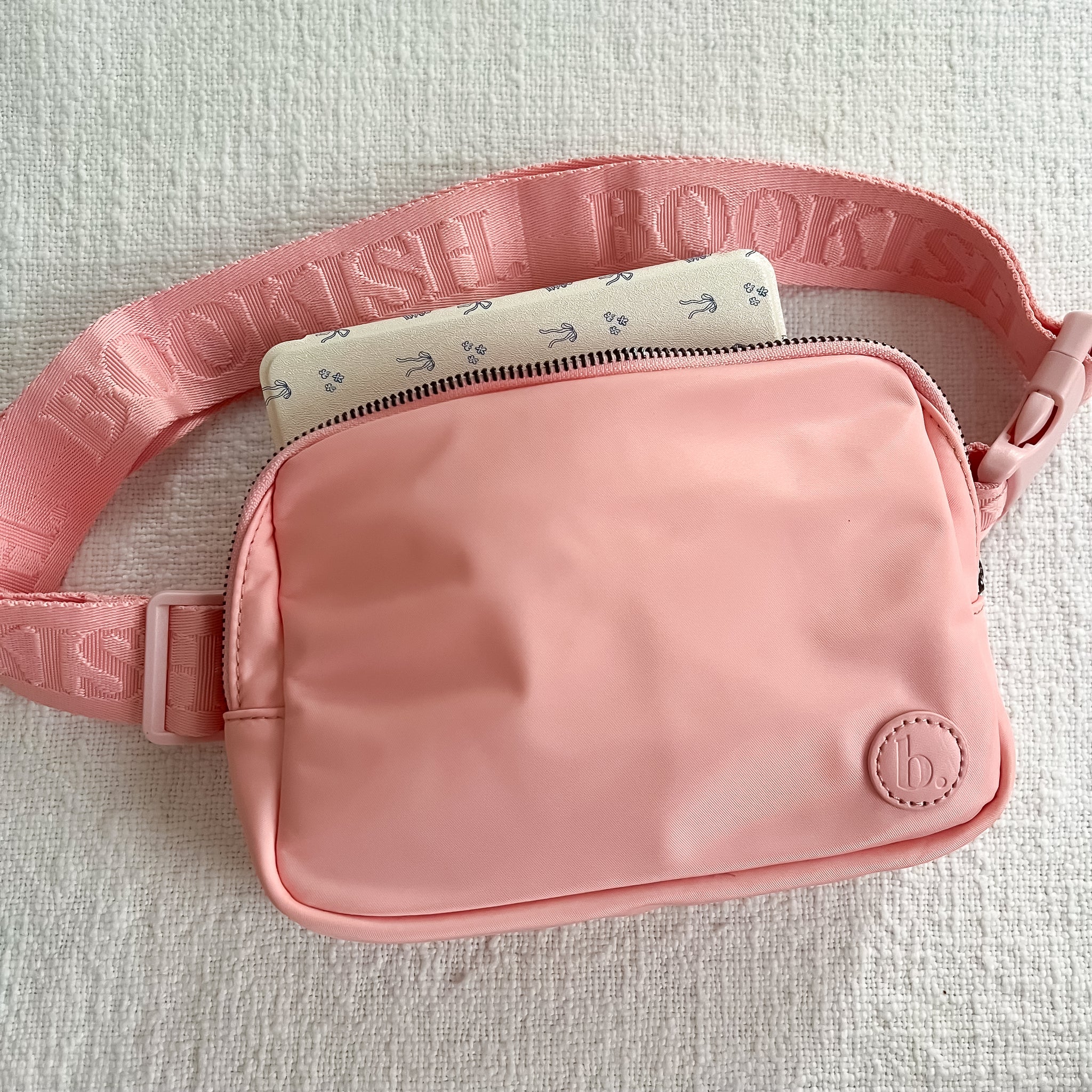 The Bookish Belt Bag Bubblegum