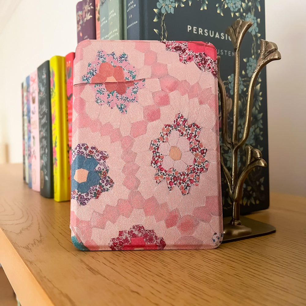 Pink Quilted Kindle Case