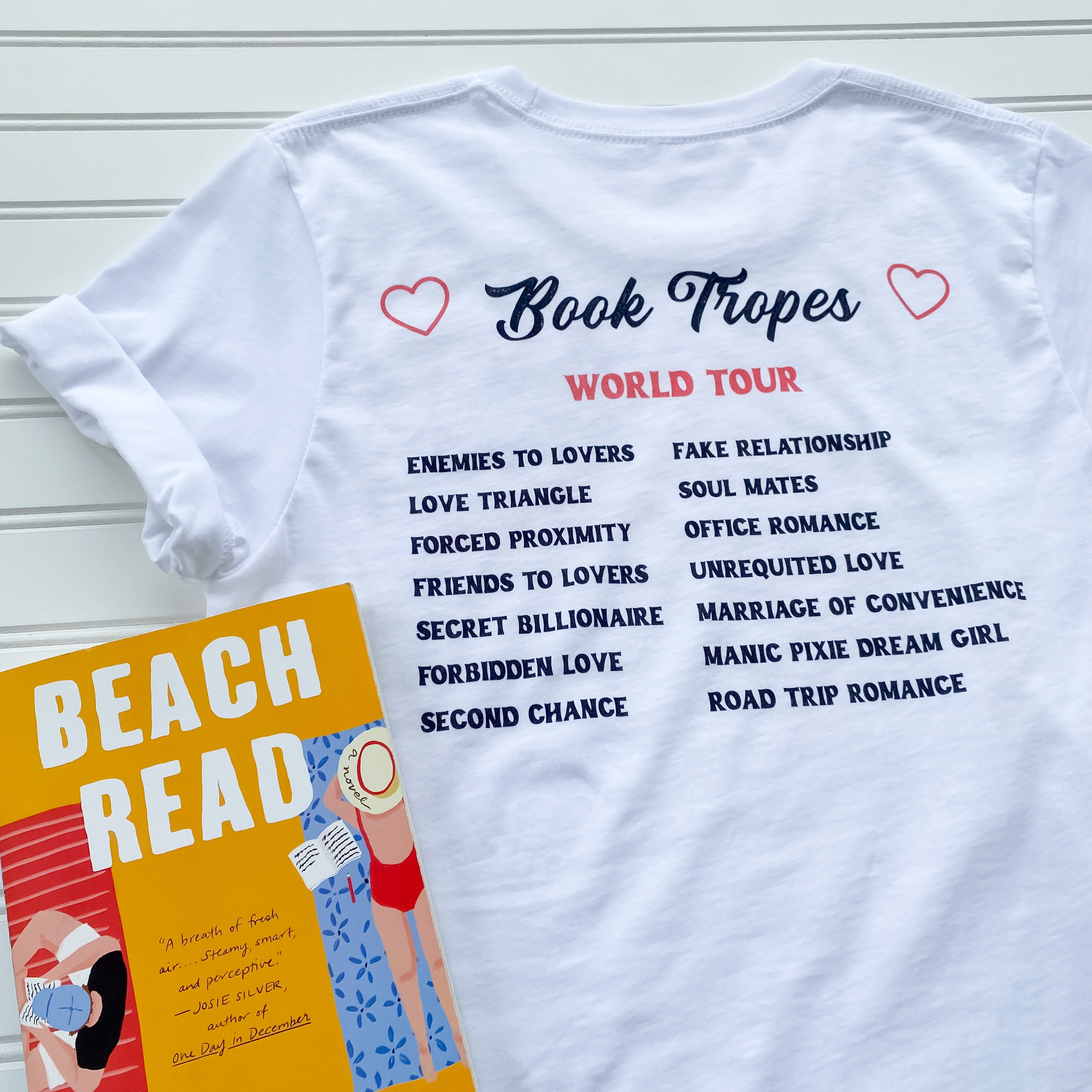 Book Tropes World Tour Tee – The Bookish Goods